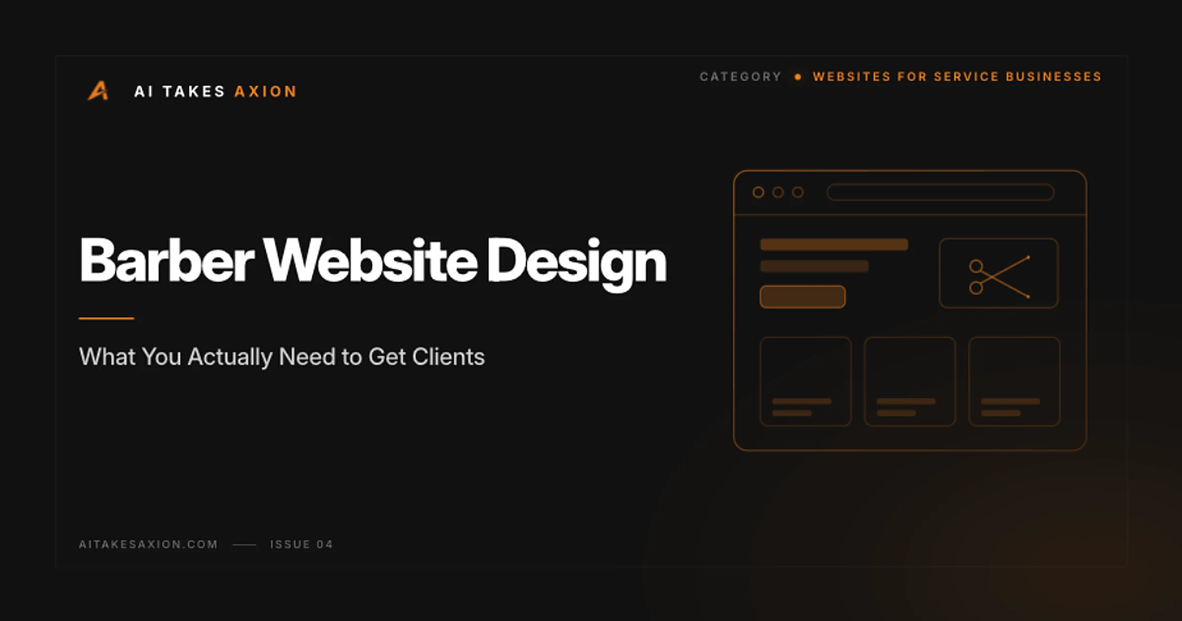 Barber Website Design: What You Actually Need to Get Clients